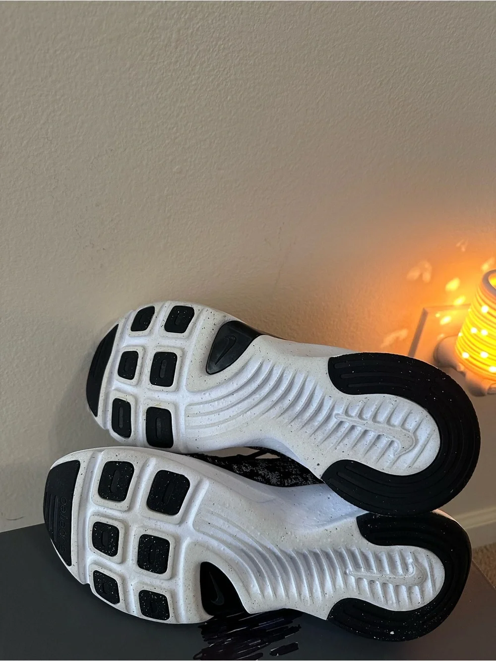 Nike SuperRep Go 3 Flyknit Next Nature, Women’s Black and White Sneakers